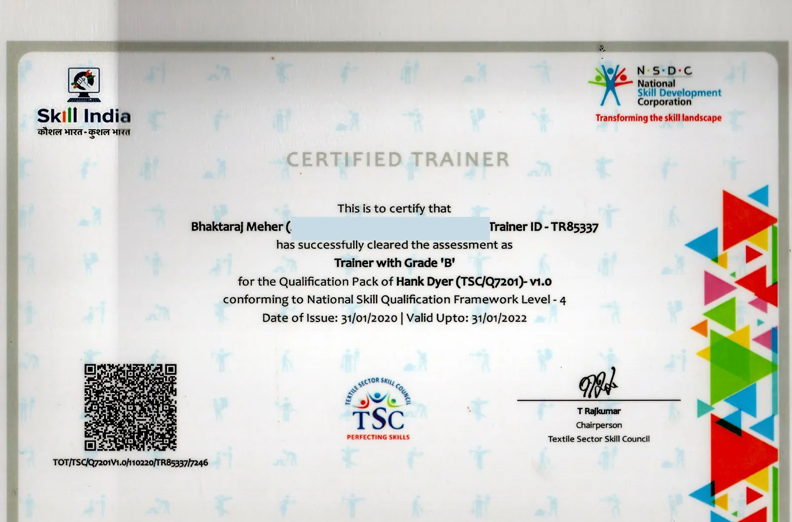 Certified Trainer — Hank Dyer