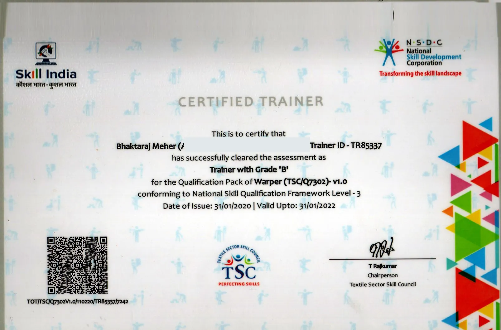 Certified Trainer — Warper